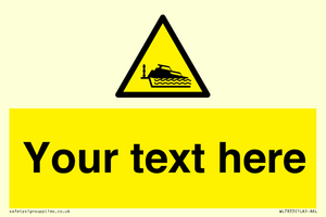 Custom warning grounding cruiser on lock cill